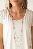 Paparazzi Necklace - Laying The Groundwork - Pink