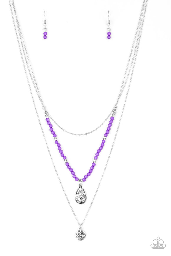 Paparazzi Accessories Palm Beach Beauty - Purple Necklaces – Lady T  Accessories