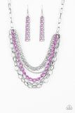 Paparazzi Necklace - Color Bomb - Purple