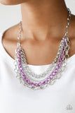 Paparazzi Necklace - Color Bomb - Purple