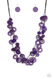Paparazzi Necklace - Wonderfully Walla Walla - Purple