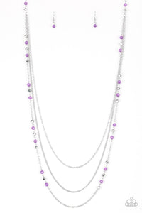 Paparazzi Necklace - Colorful Cadence - Purple