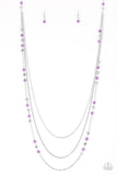 Paparazzi Necklace - Colorful Cadence - Purple