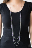 Paparazzi Necklace - Colorful Cadence - Purple