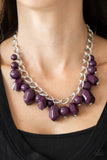 Paparazzi Necklace - Gorgeously Globetrotter - Purple