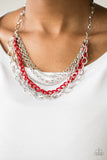 Paparazzi Necklace - Color Bomb - Red