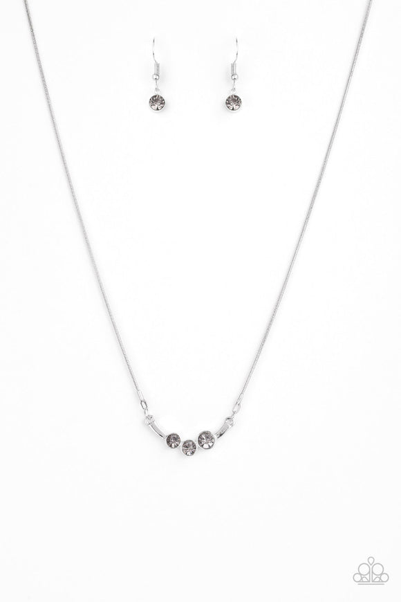 Paparazzi Necklace - Sparkling Stargazer - Silver