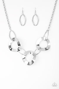 Paparazzi Necklace - Modern Mechanics - Silver