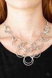 Paparazzi Necklace - Ringing Off The Hook - Silver