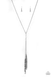 Paparazzi Necklace - Timeless Tassels - White