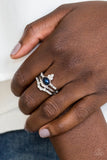 Paparazzi Ring - Timeless Tiaras - Blue