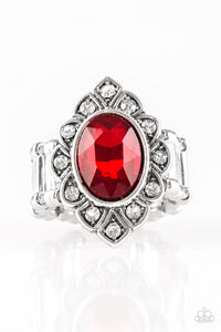 Paparazzi Ring - Power Behold The Throne - Red