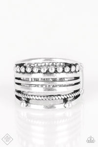 Paparazzi Ring - The STEEL of Night - Silver
