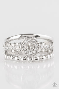 Paparazzi Ring - Cost of Living - White