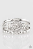 Paparazzi Ring - Cost of Living - White