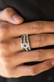 Paparazzi Ring - Cost of Living - White