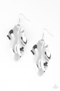 Paparazzi Earring - Fall Into Fall - Silver