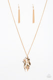 Paparazzi Necklace - Fiercely Fall - Gold