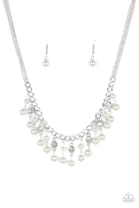 Paparazzi Necklace - Regal Refinement - White