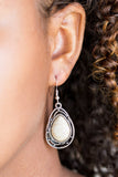 Paparazzi Earring - Abstract Anthropology - White