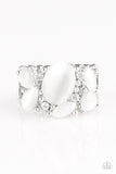 Paparazzi Ring - Modern Moonwalk - White