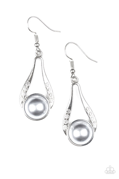 Paparazzi Timelessly Traditional Silver Fishhook Earrings – Bling Me Baby