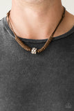 Paparazzi Urban Necklace  - Pacific Pioneer - Brown