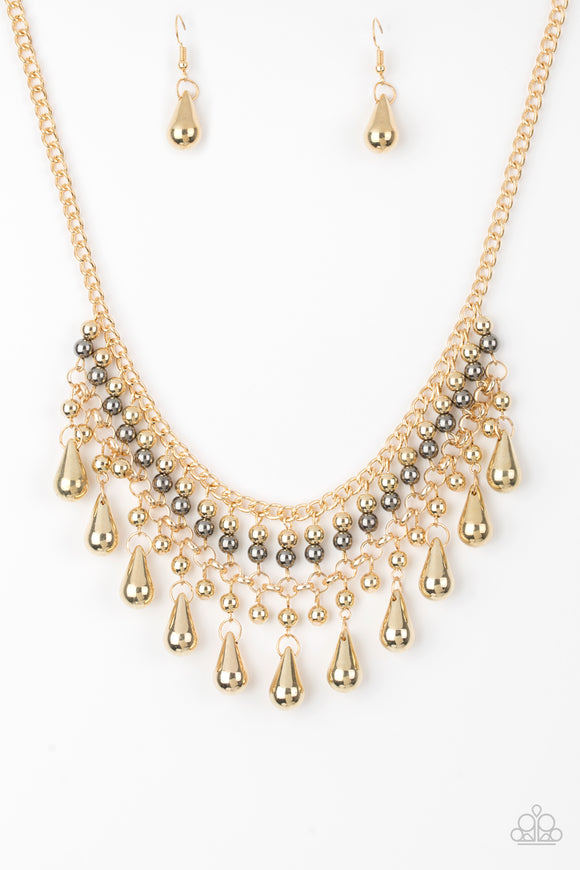 Paparazzi Necklace - Don't Forget To BOSS! - Gold
