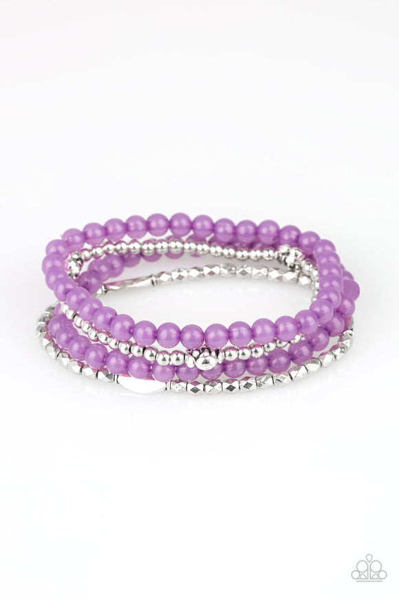 Paparazzi Bracelet - Blooming Buttercups - Purple