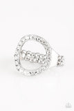 Paparazzi Ring - One-GLAM Band - White