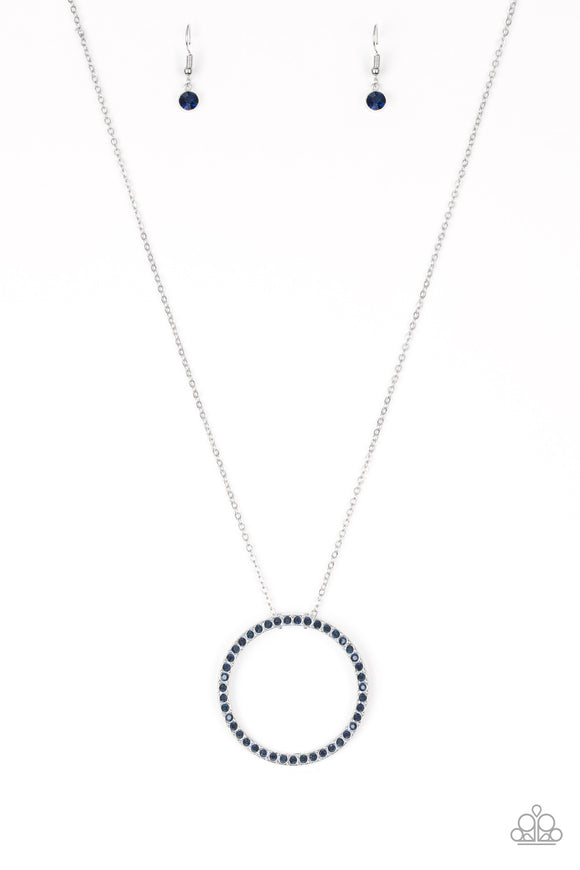 Paparazzi Necklace - Center Of Attention - Blue