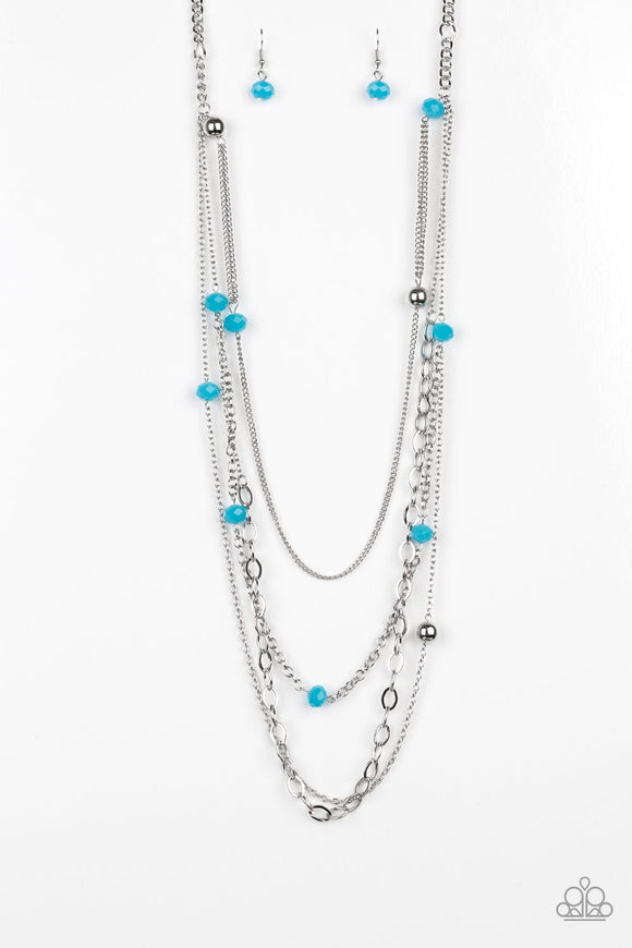 Paparazzi Necklace - Glamour Grotto - Blue