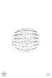 Paparazzi Ring - Blinding Brilliance - White Blockbuster