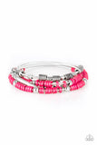 Paparazzi Bracelet - Tribal Spunk - Pink