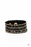 Paparazzi Urban Bracelet - Rock Star Rocker - Gold