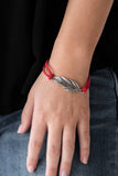 Paparazzi Bracelet - Faster Than FLIGHT - Red