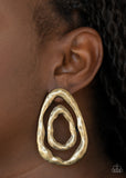 Paparazzi Earring - Ancient Ruins - Brass