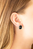 Paparazzi Earring - Incredibly Iconic - Black