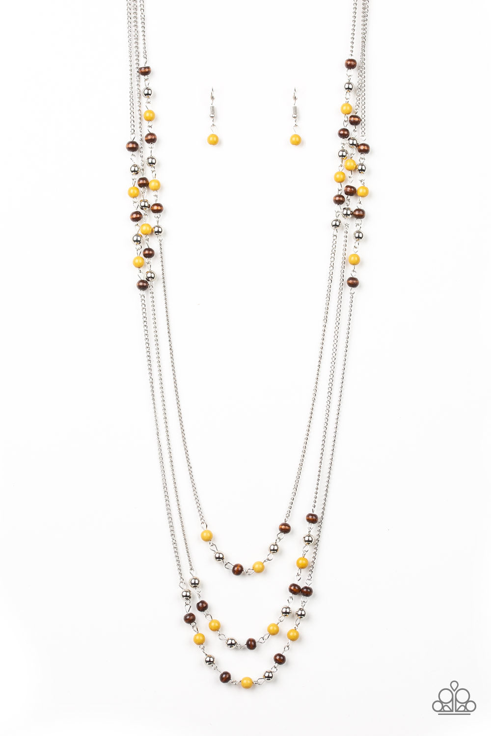 Garden Daydream - Yellow Paparazzi Necklace – jemtastic jewelry