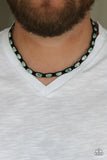 Paparazzi Urban Necklace - Slip and ROCKSLIDE - Green