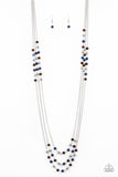 Paparazzi Necklace - Seasonal Sensation - Blue