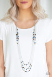 Paparazzi Necklace - Seasonal Sensation - Blue