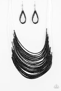 Paparazzi Necklace - Catwalk Queen - Black