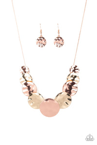 Paparazzi Necklace - A Daring DISCovery - Copper
