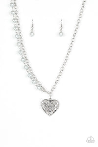 Paparazzi Necklace - Forever In My Heart - Silver