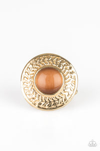 Paparazzi Ring - Garden Garland - Brown