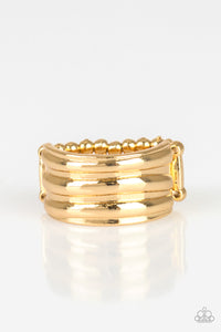 Paparazzi Ring - Rough Around The Edges - Gold