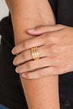 Paparazzi Ring - Rough Around The Edges - Gold
