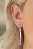 Paparazzi Earring - Very Important VIXEN - Silver