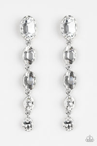 Paparazzi Earring - Red Carpet Radiance - White